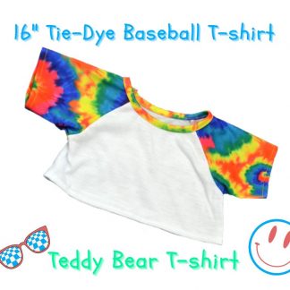 Tie-Dye Baseball 16" T-shirt