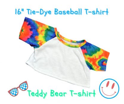 Tie-Dye Baseball 16" T-shirt