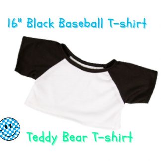 Black Baseball 16" T-shirt