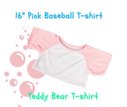 Pink Baseball 16" T-Shirt