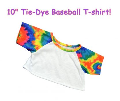 Tie-Dye Baseball 10" T-shirt